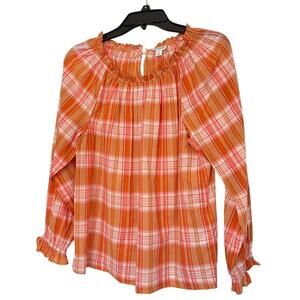 NWT J.Crew Re-Imagined Cotton Tunic Blouse Size Small